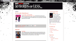 Desktop Screenshot of 50words.popsgustav.com